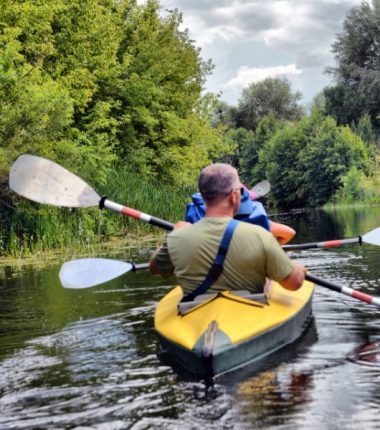 Circuits en kayak sur la Dives – Le Menhir Location